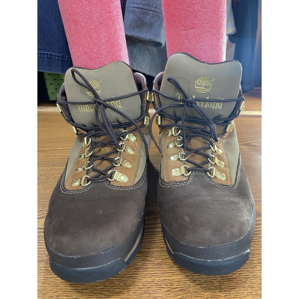 Timberland Men's Lace Up Boots Size 10 Streetwear Hip Hop Urban Hiking Leather